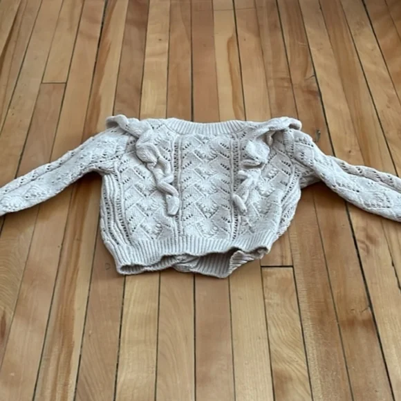 Jamie Kay Ruffle Knit Cardigan - Picture 2 of 4